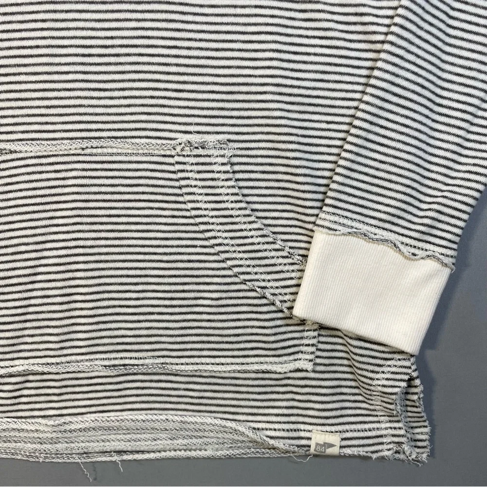 Blue 84 Columbia University White & Navy Striped Hoodie - Picture 9 of 15